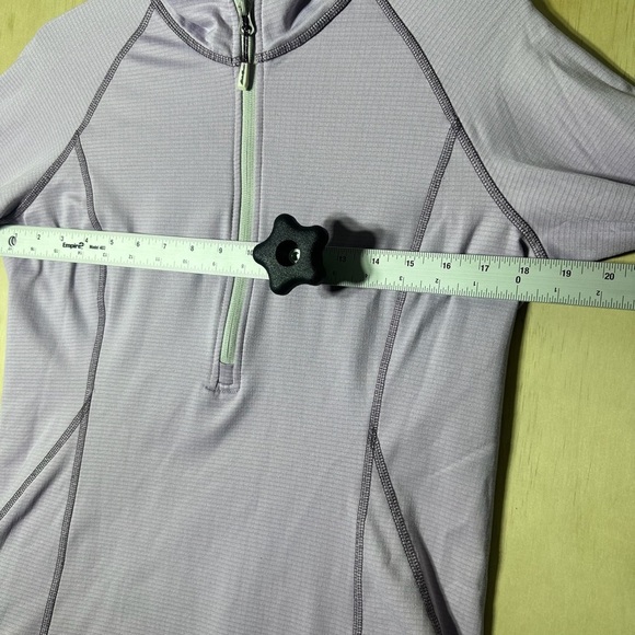 Women's Eddie Bauer High Route Grid Fleece 1/2 Zip Dusty Lavender Medium - Picture 4 of 10